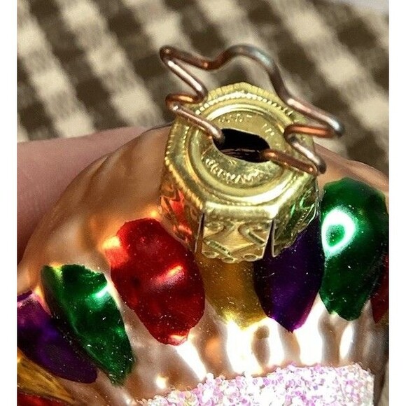 Inge Glass Blown Ornament Indian Chief Christmas Tree Decor Made in Germany - Picture 8 of 12